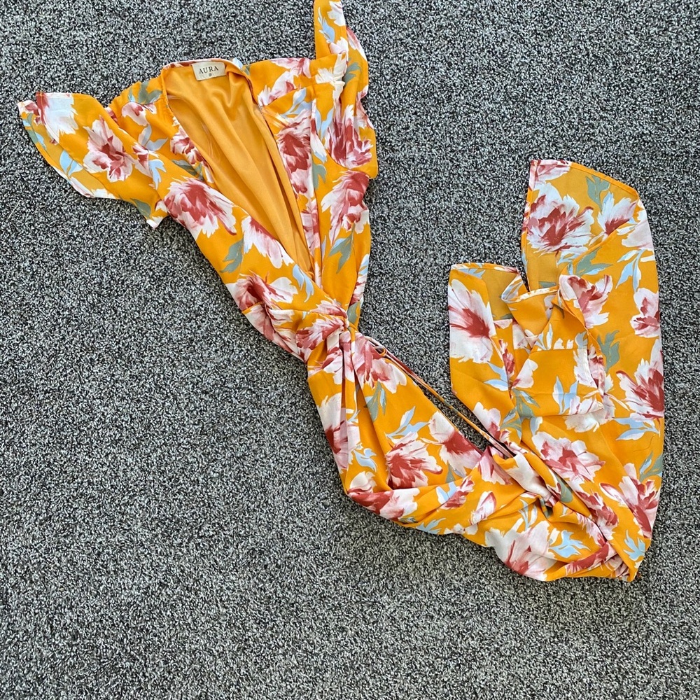 Summer /spring  wrap maxi dress
